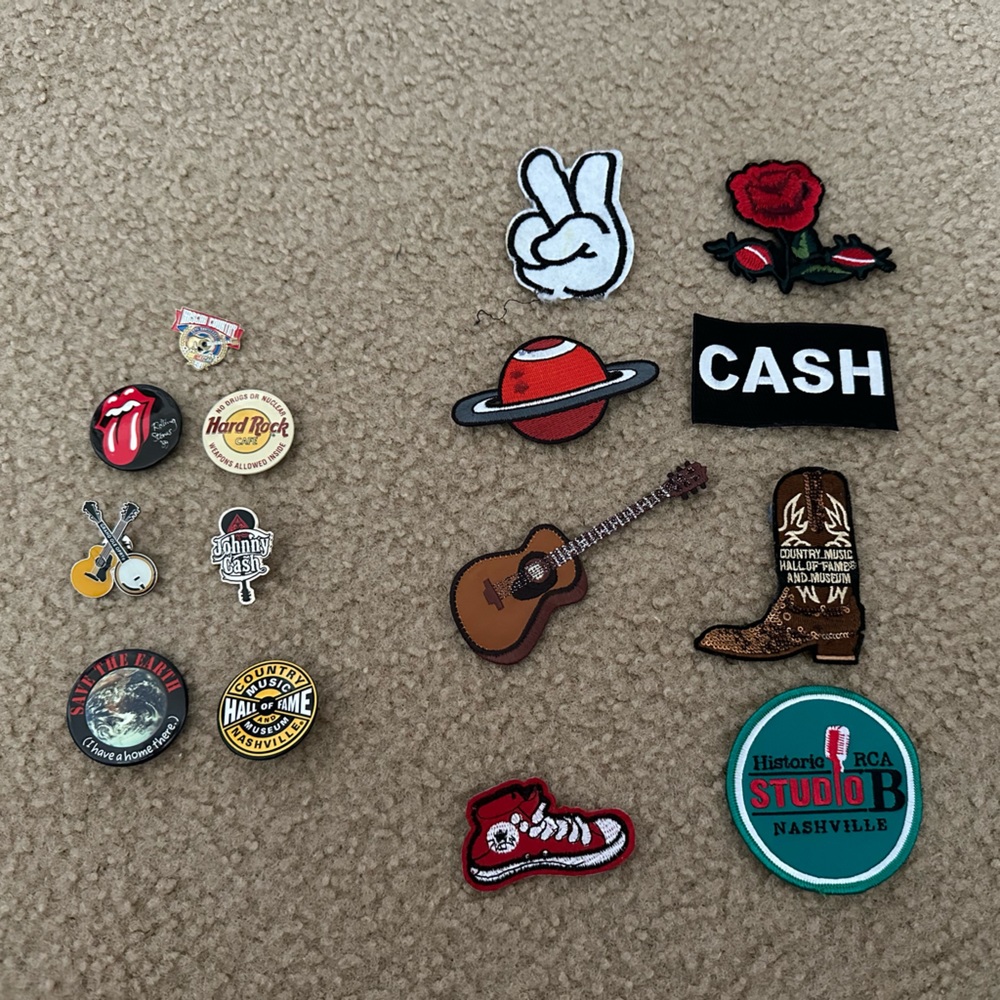 patch/pin assortment